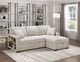 Homelegance® Pompano 2-Piece Beige Right-Arm Facing Pull-out Sleeper Sectional and Chaise-1