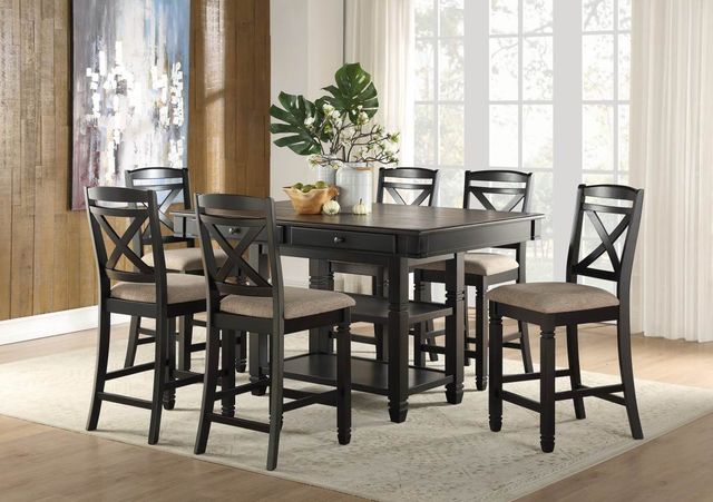 Mazin Furniture Baywater Black Counter Chair-2