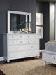 Aspenhome® Cambridge White Dresser Landscaper Mirror-2