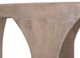 International Furniture Direct White Balam Ivory White Chairside Table-3