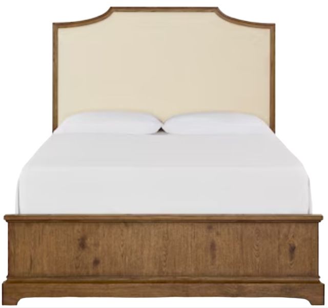 Bassett® Furniture Surry Truffle Oak Upholstered California King Panel Bed-1