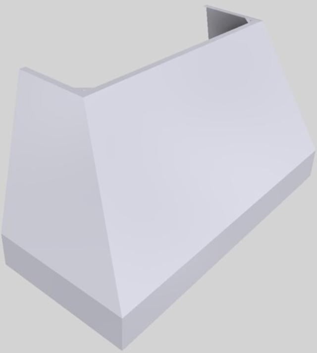 Vent-A-Hood® Designer Series 54" White Wall Mounted Range Hood-1