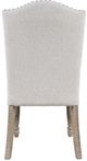 Jofran Inc. Slater Works Brown/White Upholstered Side Chair-4