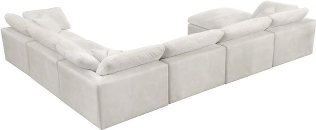 Meridian Furniture Cozy 7-Piece Cream 158" Modular Sectional-2