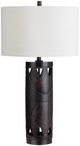 Crestview Collection Caden 2-Piece Bronze Table Lamp Set-0