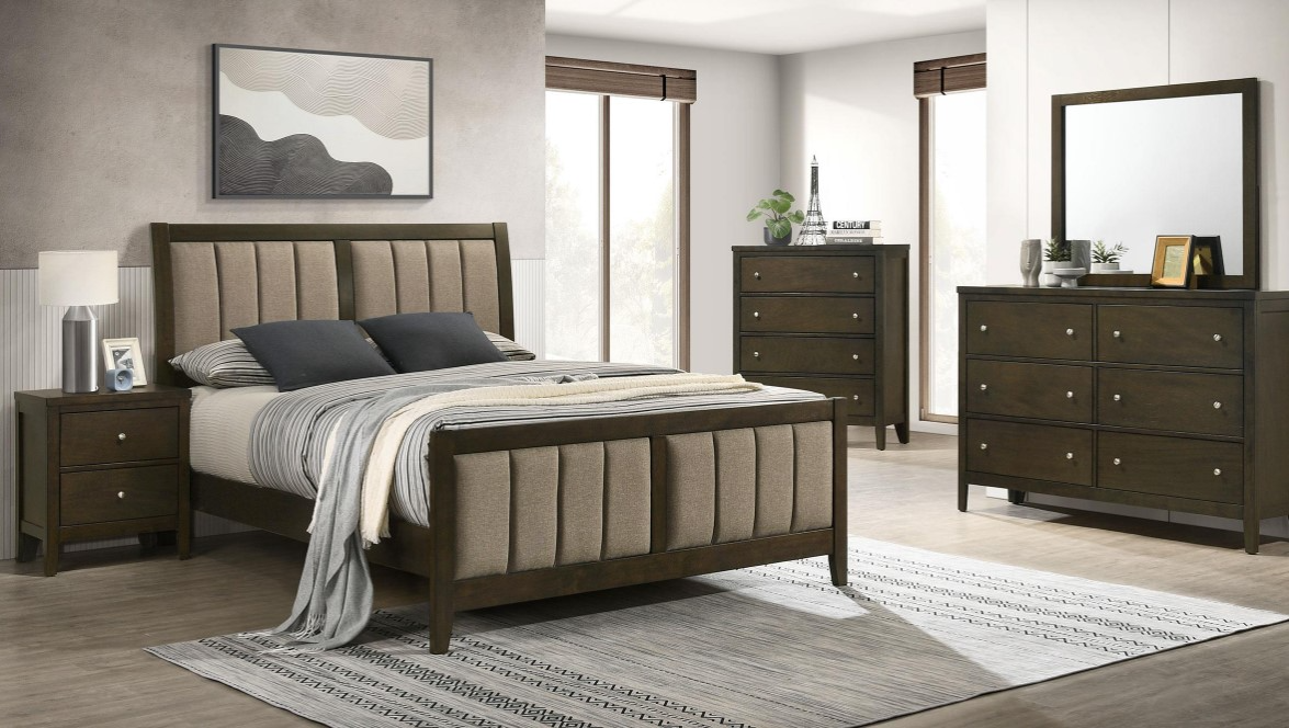 Coaster® Wilkes Dark Cocoa Dresser and Mirror | M & H Appliance
