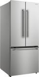 VEZENI 30" 17.5 Cu. Ft. Stainless Steel Counter Depth French Door Refrigerator-3