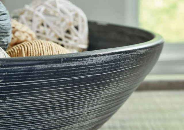 Signature Design by Ashley® Meadie Distressed Blue Bowl-1