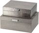 A & B Home 2-Piece Silver Decorative Boxes-0