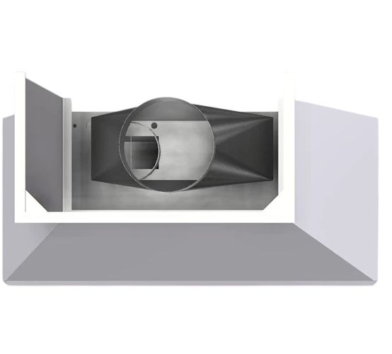 Vent-A-Hood® Premier Magic Lung® 54" White Wall Mounted Range Hood-2