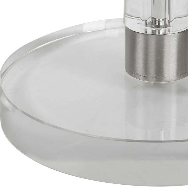 Uttermost® Pria Brushed Nickel Drink Table-3