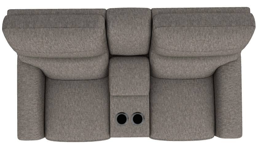 La-Z-Boy® Ava Onyx Power Reclining Loveseat with Console, Headrest