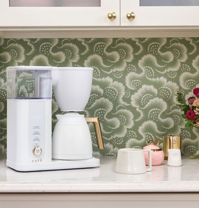 CAFÉ™ 10 Cup Matte White Specialty Drip Countertop Coffee Maker-1