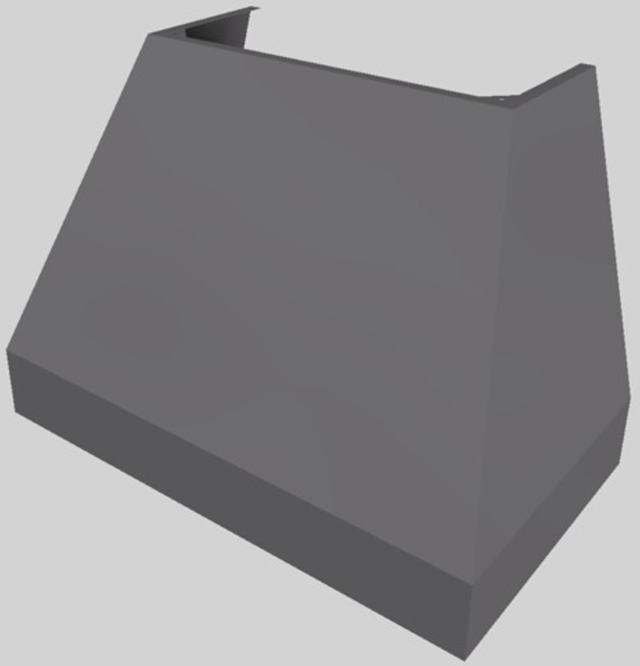 Vent-A-Hood® Designer Series 42" Gunsmoke Wall Mounted Range Hood-4