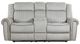 Homelegance® Brennen Mist Power Double Reclining Loveseat with Console-2