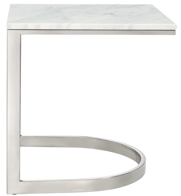 Meridian Furniture Copley Chrome End Table-1