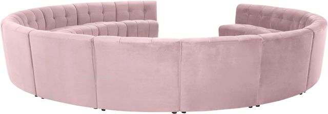 Meridian Furniture Limitless 14-Piece Pink Velvet Modular Sectional-3