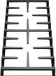 GE® Black Centre Grate for Free-Standing Gas Ranges-0