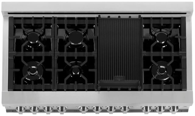 ZLINE 48" Stainless Steel Pro Style Dual Fuel Range-2
