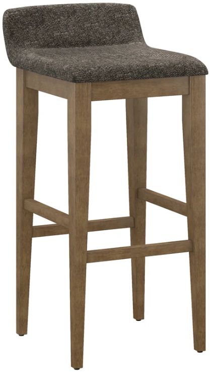 HH2 Home Renmark Dark Chocolate Gray/Brown Counter Height Stool-0