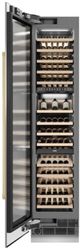ZLINE Autograph Edition 18 in. 9 Cu. Ft. Triple Zone 68 Bottle Left Hinge Column Wine Cooler in Stainless Steel with Polished Gold Accents-3
