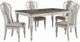 Liberty Furniture Magnolia Manor 5-Piece Antique White/Ivory/Weathered Bark Rectangular Dining Set-0