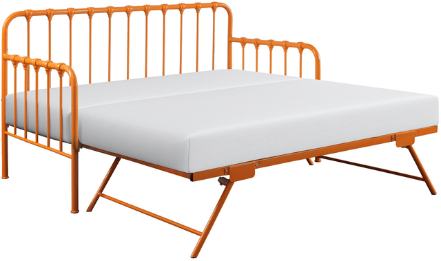 Homelegance® Constance Orange Daybed with Lift-Up Trundle-0
