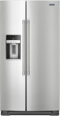 Maytag® 36 in. 20.6 Cu. Ft. Fingerprint Resistant Stainless Steel Counter Depth Side By Side Refrigerator