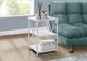 Monarch Specialties Inc. White 26"H Three Tier Accent Table-1