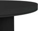 Elements International Rosalie Black Round Dining Table-4