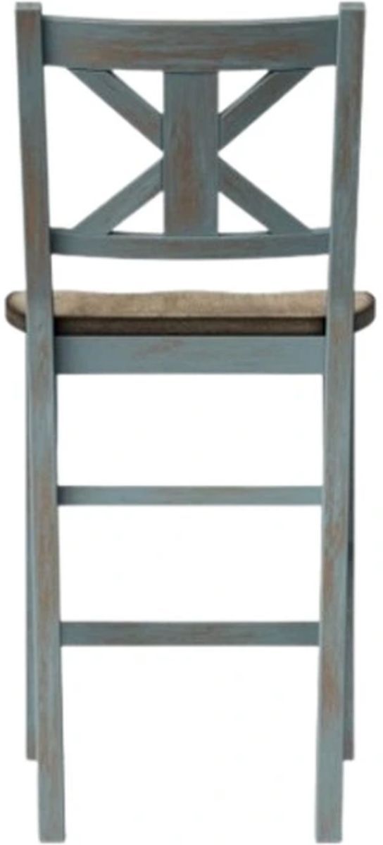 Bernards Summerville II Blue Counter Stool-4