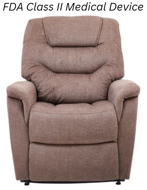 UltraComfort™ Marbella Elk Medium Power Lift Recliner -0