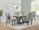 Elements International Everdeen Grey Dining Chair-3