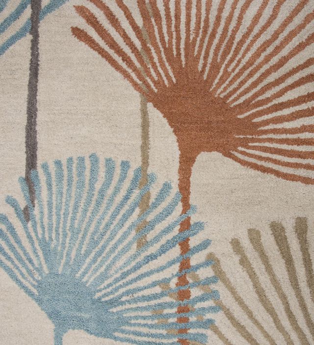 Rizzy Home Cabot Bay Aqua 5' x 8' Rug-1