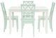 Powell® Maui 5-Piece Mint/White Dining Set-2
