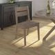 Flexsteel® Chevron Stone Gray Dining Chair-4