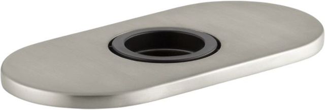 KOHLER® Vibrant Brushed Nickel 4" Escutcheon Plate for Insight™ and Kinesis® Faucet-0
