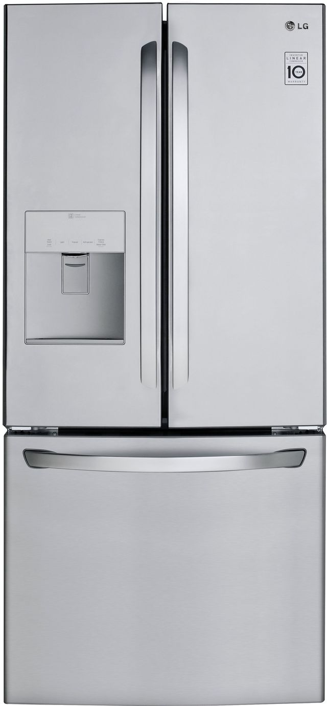 LG 30" 21.8 Cu. Ft. Stainless Steel French Door Refrigerator-1