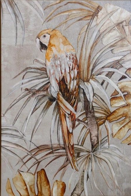StyleCraft Vintage Parrot Wall Art-1