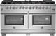 FORNO® Capriasca 60" Stainless Steel Pro Style Dual Fuel Range-0