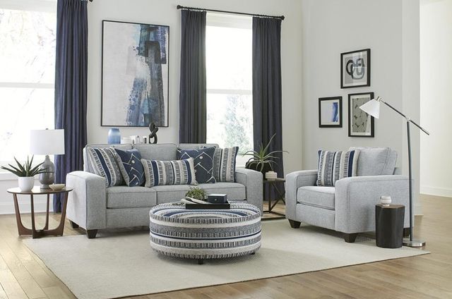 Albany Industries Persia Indigo Accent Chair-1