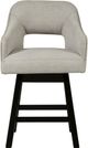 Signature Design by Ashley® Tallenger Linen/Dark Brown Counter Stool-1