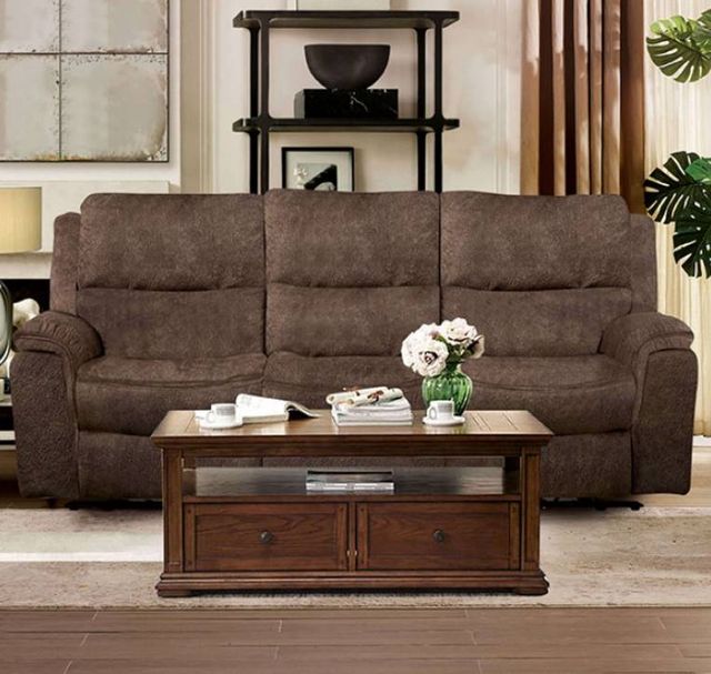Furniture of America® Henricus 2-Piece Dark Brown Living Room Sitting Set-1