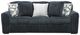 Signature Design by Ashley® Midnight-Madness Gunmetal Sofa-2