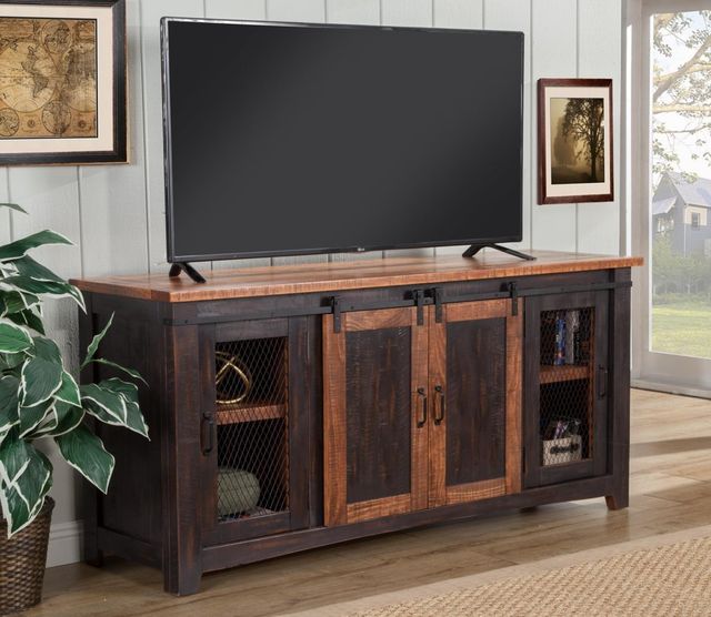 Martin Svensson Rustic Black/Brown Media Console-1