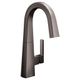 Moen® Nio Black Stainless One-Handle High Arc Bar Faucet-0