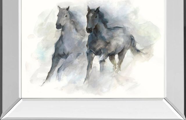 Classy Art Run Free II by Ethan Harper Mirror Framed Wall Art-1