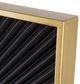 A & B Home Black Square Carved Mirror-3
