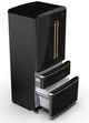 FORNO® Luigi 33 in. 18.0 Cu. Ft. Black Counter Depth French Door Refrigerator-2