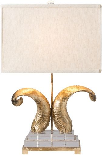 Surya Warwick Gold Table Lamp-1
